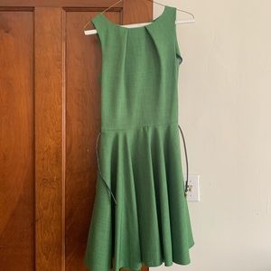 Green ModCloth vintage dress